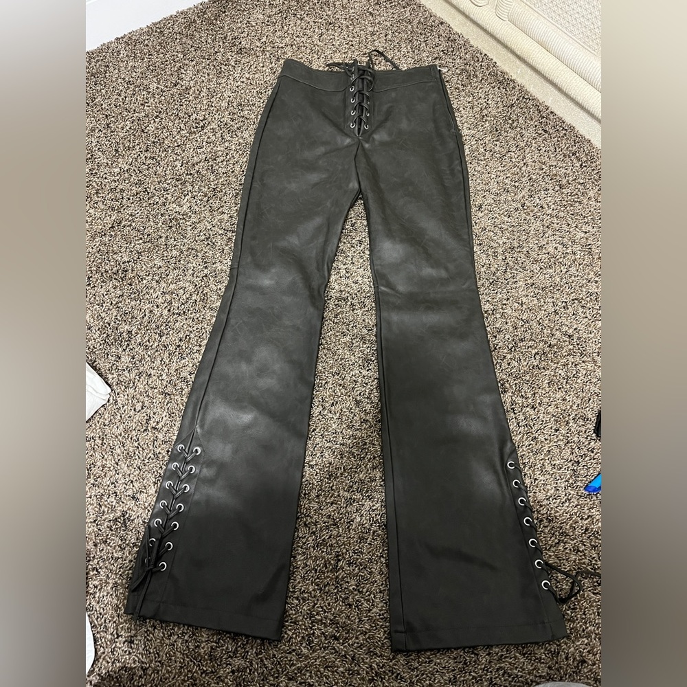 Zara leather pants